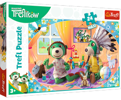 Trefl 14319 Puzzle 24 Maxi Rodzina Treflików