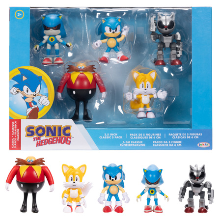 Zestaw figurek Sonic The Hedgehog 5 elementów 6 cm 