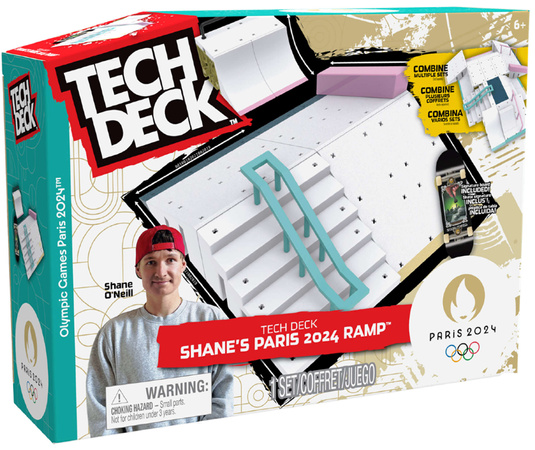 Fingerboard Rampa Shane O'Neill Paris 2024 Igrzyska Olimpijskie + Deskorolka Included Tech Deck