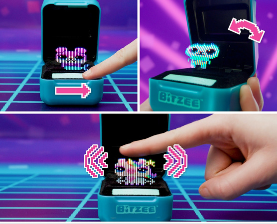 OUTLET Bitzee Magicals interaktywne zwierzątko cyfrowe Wirtualny Zwierzak hologram Spin Master USZKODZONE OPAKOWANIE