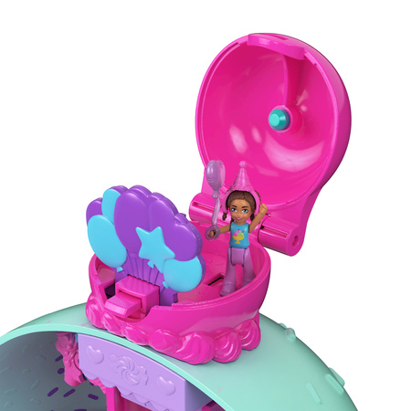 Polly Pocket Domek Lodowy Deser Gelato House zestaw z figurkami i akcesoriami 25+ elementów