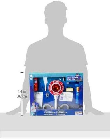 Zestaw małego policjanta z lizakiem Klein