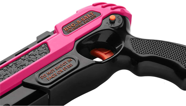 Broń na muchy komary karabinek ekologiczny na sól Bug-A-Salt 3.0 Pink Passion Assassin