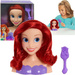 Lalka Głowa do czesania i stylizacji włosów Księżniczka Disney Arielka Mała syrenka +szczotka