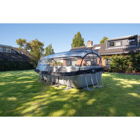 Zadaszenie kopuła do basenu ogrodowego 400x200 cm