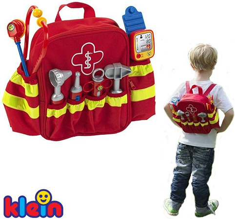 Plecaczek lekarski z wyposażeniem dla dzieci Klein