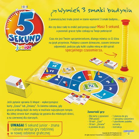 Trefl Gra planszowa 5 Sekund Junior Edycja 2019