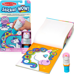 Książeczka Ze Stempelkiem I Naklejkami 300 Sztuk Jednorożce Melissa & Doug