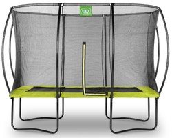 Trampolina ogrodowa z siatką zabezpieczającą Silhouette 214x305 cm zielona