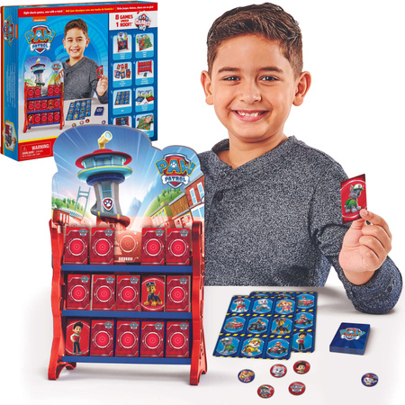 Psi Patrol duży zestaw 8 gier planszowych