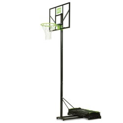Kosz do gry Koszykówka Regulowany zestaw stojący Stojak mobilny Comet 112x72 cm zielono-czarny