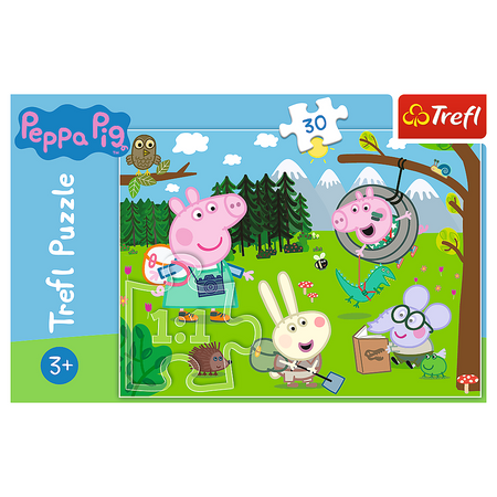 Trefl Puzzle 30 Świnka Peppa Leśna wyprawa