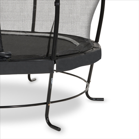 Trampolina ogrodowa z siatką zabezpieczającą Lotus Classic 427 cm czarna