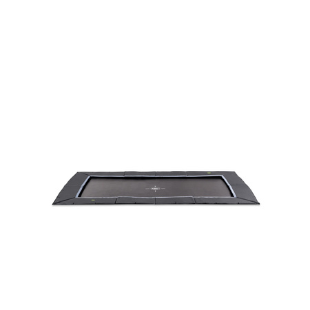 Trampolina ogrodowa naziemna duża Dynamic 275x458 cm czarna