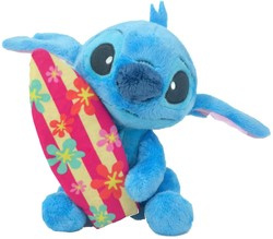Disney Lilo&Stitch Maskotka Stich z deską surfingową pluszak 25cm