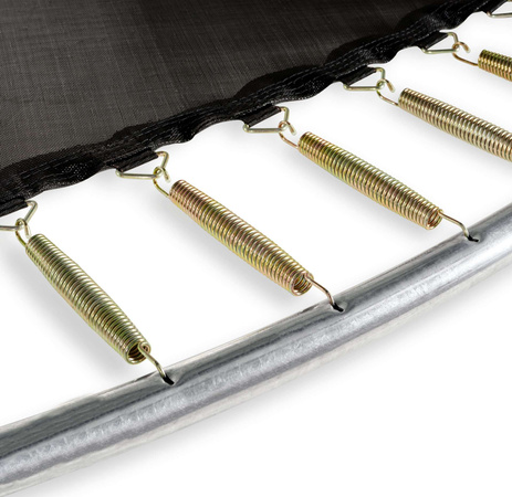 Trampolina ogrodowa z siatką zabezpieczającą Lotus Premium 253 cm zielona