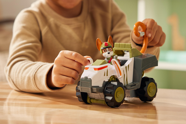 Psi Patrol Tracker Jungle Pojazd Z Dżungli Leśne Łapy + Figurka