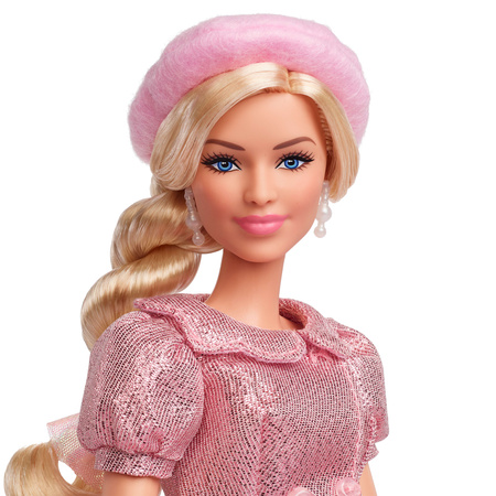 Barbie Film Lalka Kolekcjonerska w różowej sukience The Movie