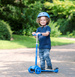 Evo Regulowana Trójkołowa Hulajnoga dla Dzieci 2w1 Jeździk Cruiser z Siedziskiem Niebieski