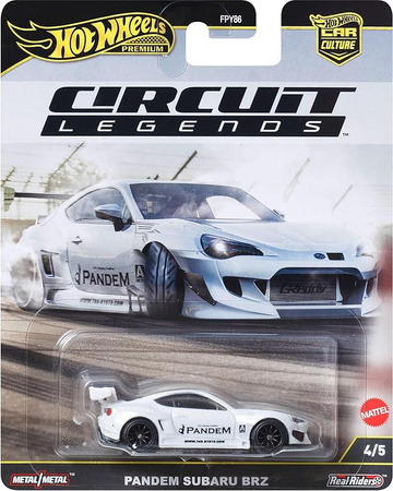 Hot Wheels Premium Circuit Legends auto Pandem Subaru BRZ 7 cm