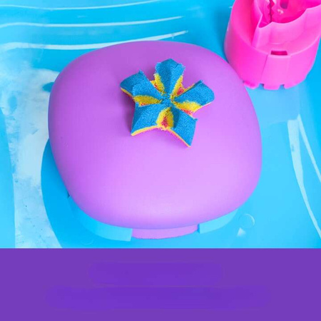 Piasek Kinetyczny plastyczny Kinetic Sand Ruchome formy zestaw Walizka 3 piaski + akcesoria