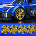 Hot Wheels Klocki Seria Speed Brick Shop Samochód Cadillac Project GTP Hypercar 236 elementów