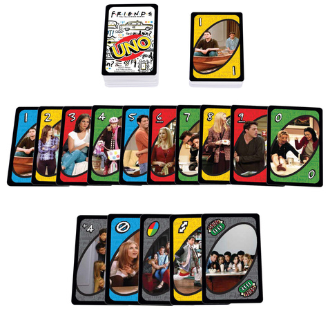 Towarzyska Gra karciana UNO Przyjaciele Friends
