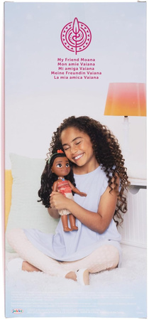 Disney Princess Duża Lalka Vaiana Moana 35 cm + Szczotka do Włosów
