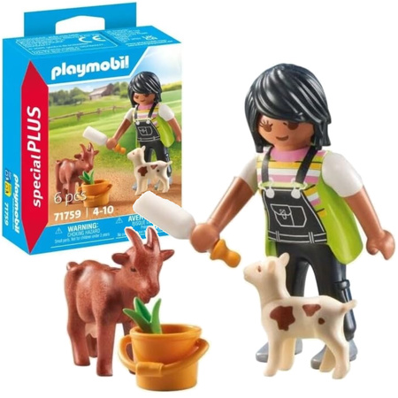 Playmobil Special Plus Zestaw Dziewczynka z Kozami 6 elementów