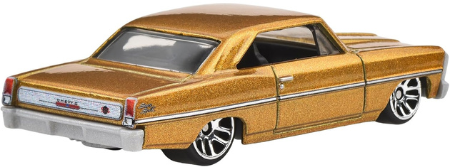 Hot Wheels Fast & Furious auto 1966 Chevy Nova Silver Series 7,5 cm