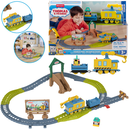 Zestaw Tomek i Przyjaciele Pracowite Przyjaciółki lokomotywa z napędem + tory