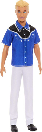 Barbie Lalka Stylowy Ken blond w stylu Western