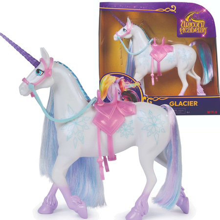 Unicorn Academy Zestaw figurka Jednorożec Glacier 27 cm
