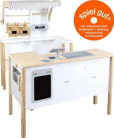 Small Foot Stoisko sklepowe dla dzieci Fresh,Kuchnia, Kawiarnia, Stragan,Stoisko z przekąskami, Kiosk