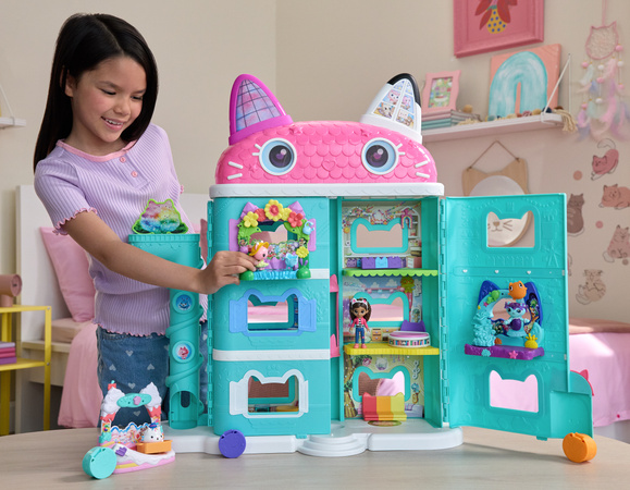 Koci Domek Gabi Film Zestaw Ogrodowy Balkon Figurka Wróżkicia + Akcesoria Gabby's Dollhouse the Movie