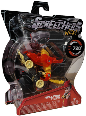 Screechers Wild! Transformujący Pojazd Hellfire Tiger Piekielny Tygrys