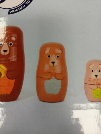 Small Foot 10621 Matrioszki Rodzina misiów WADLIWA