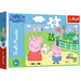 Trefl 17356 Puzzle 60 Świnka Peppa Zabawy w gronie