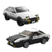 Klocki Konstrukcyjne CaDA Initial D auto Mazda RX-7 FD3S + Toyota AE86 Trueno samochódy 484 elementy
