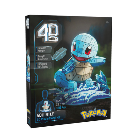 Puzzle 4D Build Pokemon Squirtle model 3D do złożenia