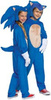 OUTLET Strój karnawałowy Sonic dla chłopca dziewczynki Jeż Kostium Przebranie 125-135 cm (7-8 lat) NIEKOMPLETNY