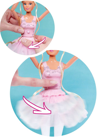 Lalka Steffi Love Tańcząca balerina z królikiem