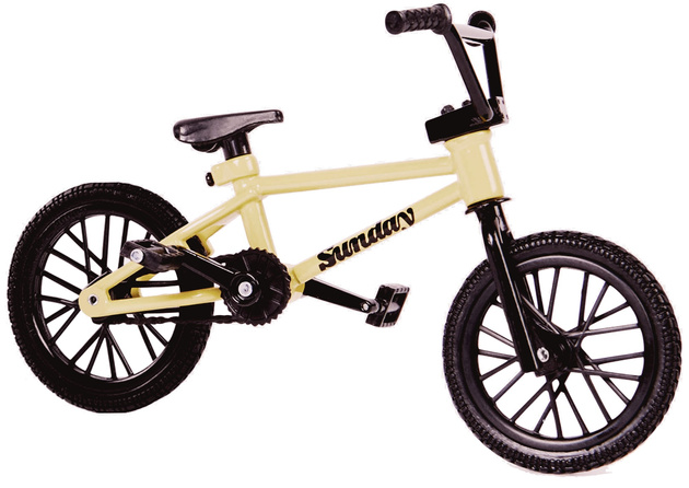 Tech Deck Fingerbike Rower BMX mini Sunday na palce kremowy + naklejki