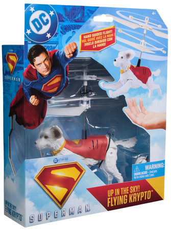 DC Comics Superman Flying Pies Krypto duża Interaktywna Figurka 19 cm