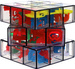 Gra zręcznościowa Perplexus Epic Kula 3D labirynt + oryginalna Kostka Rubika z labiryntem 3x3 Rubik's