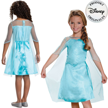 Strój karnawałowy Disney Kraina Lodu Elsa Frozen księżniczka 109-123 cm (5-6 lat)