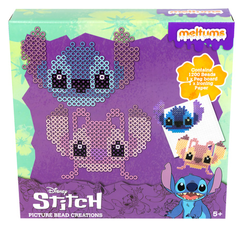 Stitch DISNEY Zestaw koralików do tworzenia obrazków Iron Beads 1200 elementów