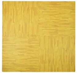 Humbi Puzzle piankowe Mata piankowa panele jasne 62 x 62 x 1 cm 4 szt.