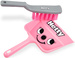 Zestaw Hetty do sprzątania różowa zmiotka z szufelką oraz zabawkowy odkurzacz dla dzieci z funkcją ssania