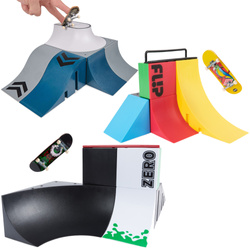 Tech Deck Fingerboard Mega Zestaw Ramp X-Connect 3 Rampy + 3 Deskorolki